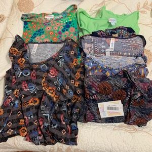 Lot of Lula Roe tops. Excellent condition.